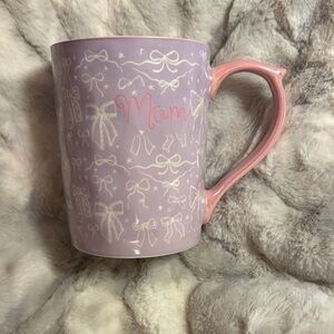 Charming Lavender and Pink Mom Mug